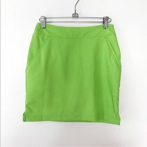 Loudmouth neon green skort